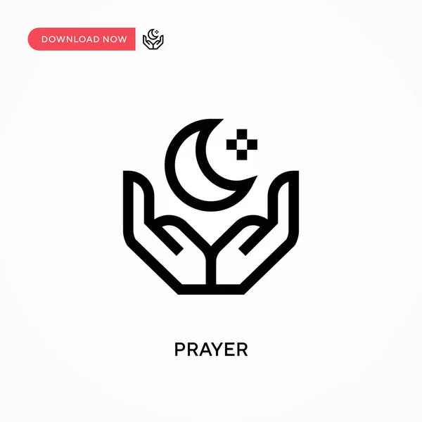 Молитва Простой Вектор Значок Современная Простая Векторная Иллюстрация Веб Сайта — стоковый вектор