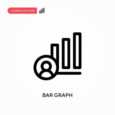 Grafik basit vektör simgesi. Web sitesi veya mobil uygulama için modern, basit düz vektör çizimi