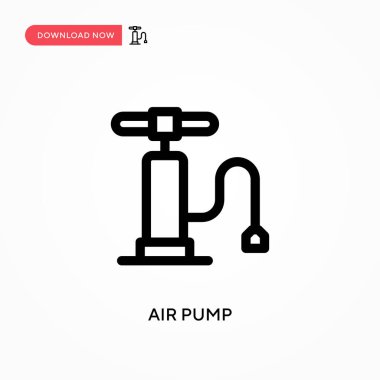 Hava pompası basit vektör simgesi. Web sitesi veya mobil uygulama için modern, basit düz vektör çizimi