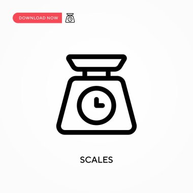 Basit vektör simgesini ölçeklendirir. Web sitesi veya mobil uygulama için modern, basit düz vektör çizimi