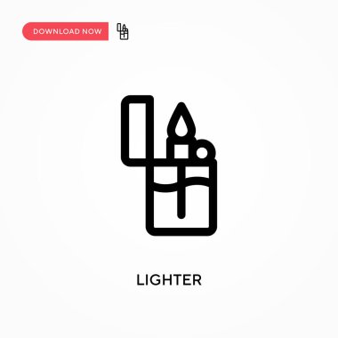 Daha hafif basit vektör simgesi. Web sitesi veya mobil uygulama için modern, basit düz vektör çizimi