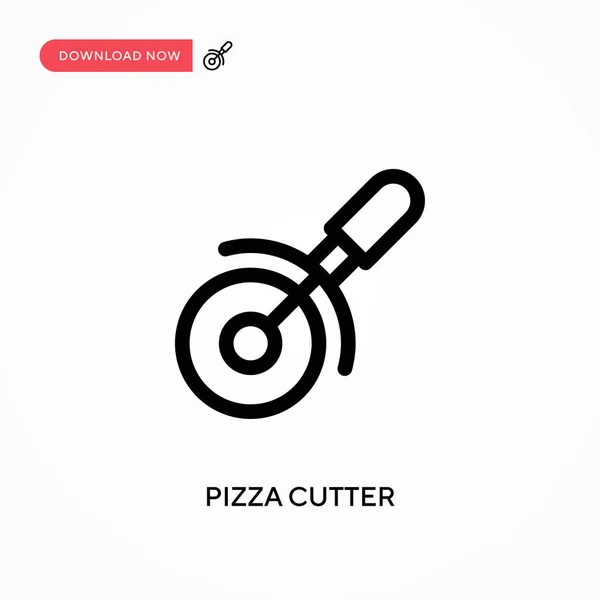 Pizza Snijder Eenvoudige Vector Icoon Moderne Eenvoudige Platte Vectorillustratie Voor — Stockvector