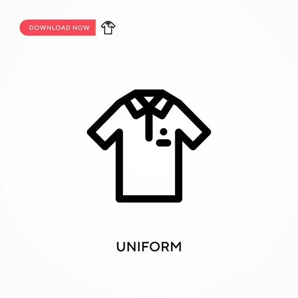 Ícone Vetorial Simples Uniforme Ilustração Vetorial Plana Moderna Simples Para — Vetor de Stock