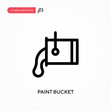 Basit vektör simgesini boya. Web sitesi veya mobil uygulama için modern, basit düz vektör çizimi