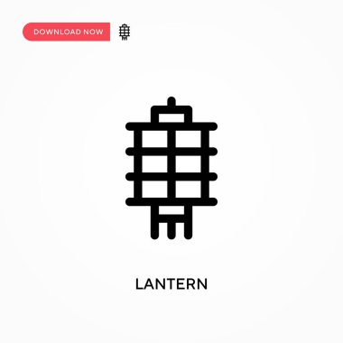 Fener Basit vektör simgesi. Web sitesi veya mobil uygulama için modern, basit düz vektör çizimi