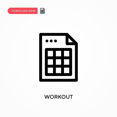 Basit vektör simgesi üzerinde çalış. Web sitesi veya mobil uygulama için modern, basit düz vektör çizimi