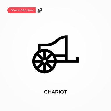 Savaş Arabası Basit vektör simgesi. Web sitesi veya mobil uygulama için modern, basit düz vektör çizimi