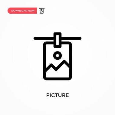 Basit vektör simgesi. Web sitesi veya mobil uygulama için modern, basit düz vektör çizimi