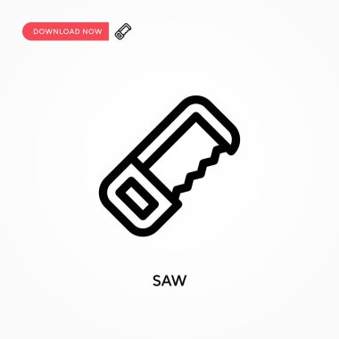 Basit vektör simgesini gördüm. Web sitesi veya mobil uygulama için modern, basit düz vektör çizimi