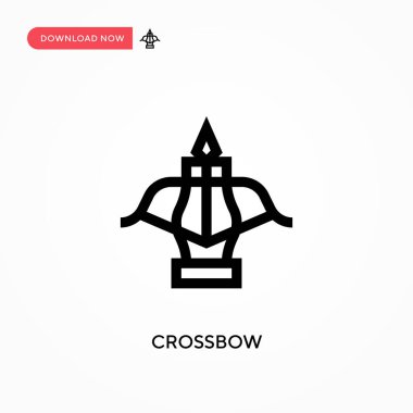 Tatar yayı basit vektör simgesi. Web sitesi veya mobil uygulama için modern, basit düz vektör çizimi
