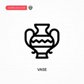Váza Egyszerű vektor ikon. Modern, egyszerű lapos vektor illusztráció weboldalhoz vagy mobil alkalmazáshoz