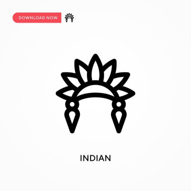 Hint basit vektör simgesi. Web sitesi veya mobil uygulama için modern, basit düz vektör çizimi