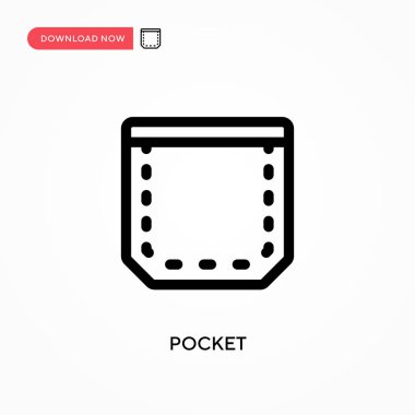 Cep Basit vektör simgesi. Web sitesi veya mobil uygulama için modern, basit düz vektör çizimi