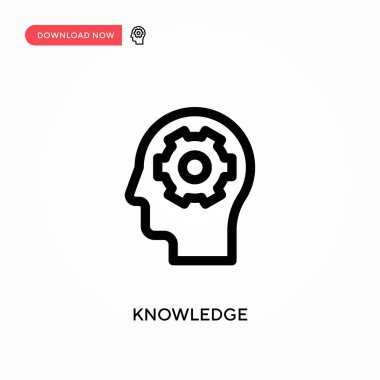 Bilgi basit vektör simgesi. Web sitesi veya mobil uygulama için modern, basit düz vektör çizimi