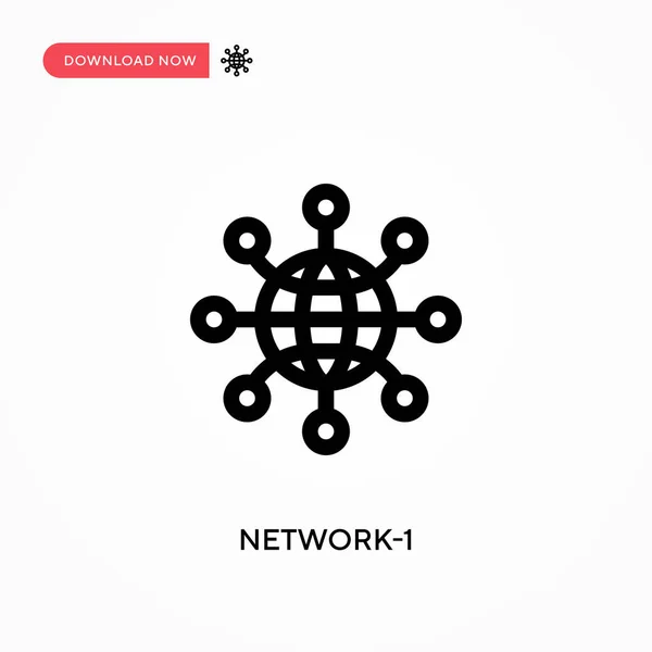 Network Simple Vector Icon Современная Простая Векторная Иллюстрация Веб Сайта — стоковый вектор