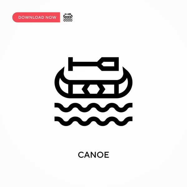 Canoe Simple vector icon. Modern, simple flat vector illustration for web site or mobile app