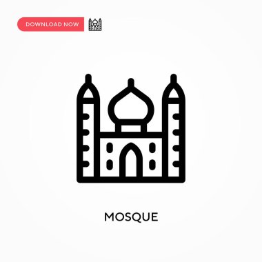 Cami basit vektör simgesi. Web sitesi veya mobil uygulama için modern, basit düz vektör çizimi
