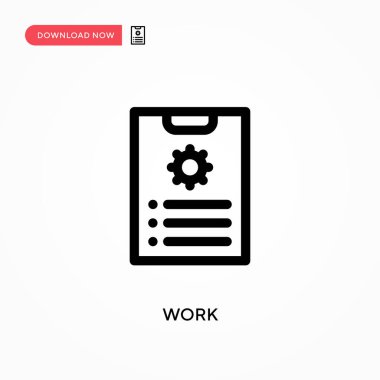 Basit vektör simgesi çalış. Web sitesi veya mobil uygulama için modern, basit düz vektör çizimi