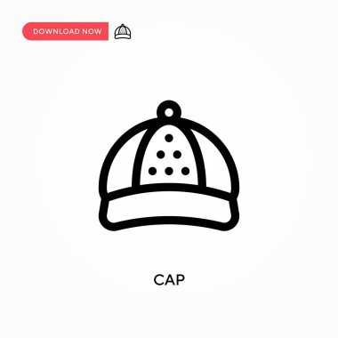 Kaptan Basit vektör simgesi. Web sitesi veya mobil uygulama için modern, basit düz vektör çizimi