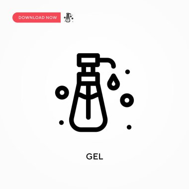 Jel Basit vektör simgesi. Web sitesi veya mobil uygulama için modern, basit düz vektör çizimi