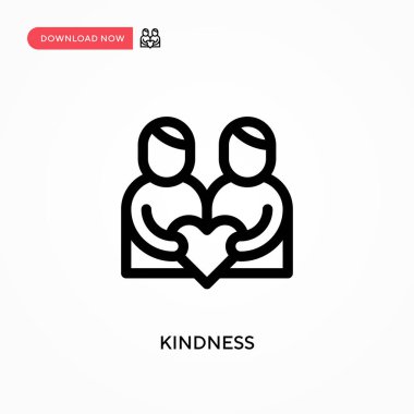 Nezaket basit vektör simgesi. Web sitesi veya mobil uygulama için modern, basit düz vektör çizimi