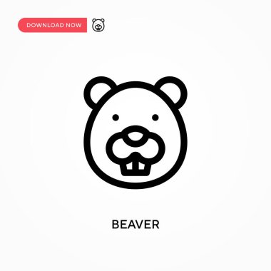 Kunduz Basit vektör simgesi. Web sitesi veya mobil uygulama için modern, basit düz vektör çizimi