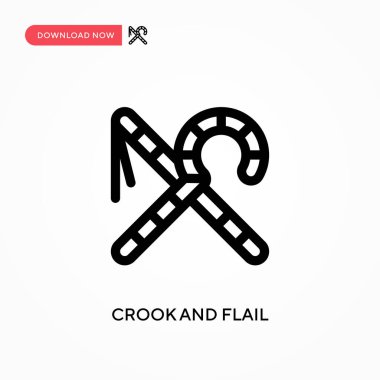 Sahtekar ve yelkenli Basit vektör simgesi. Web sitesi veya mobil uygulama için modern, basit düz vektör çizimi