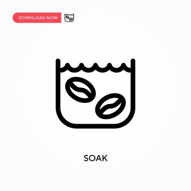 Basit vektör simgesini ıslat. Web sitesi veya mobil uygulama için modern, basit düz vektör çizimi