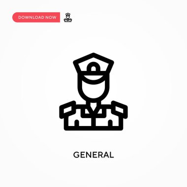 Genel basit vektör simgesi. Web sitesi veya mobil uygulama için modern, basit düz vektör çizimi