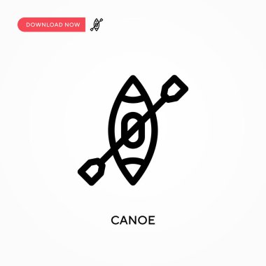 Kano Basit vektör simgesi. Web sitesi veya mobil uygulama için modern, basit düz vektör çizimi