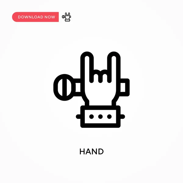 Hand Eenvoudige Vector Icoon Moderne Eenvoudige Platte Vectorillustratie Voor Website — Stockvector