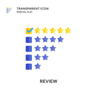 Vektör simgesini gözden geçir. Düz çizim. EPS 10 vektörü.