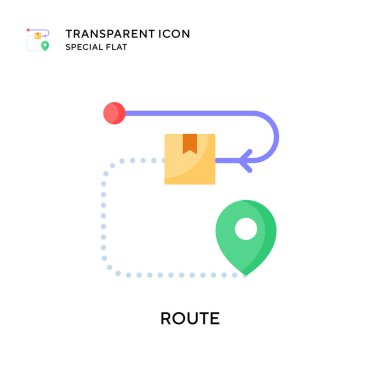 Yönlendirme simgesi. Düz çizim. EPS 10 vektörü.