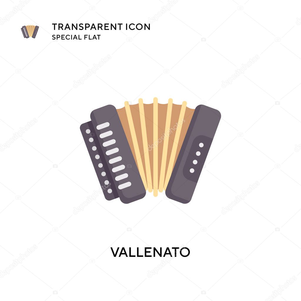 Vallenato vector icon. Flat style illustration. EPS 10 vector.
