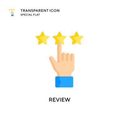 Vektör simgesini gözden geçir. Düz çizim. EPS 10 vektörü.