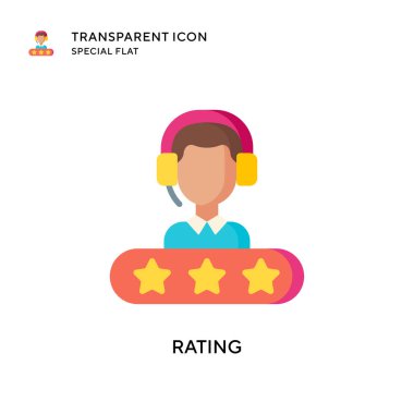 Beğeni vektörü simgesi. Düz çizim. EPS 10 vektörü.