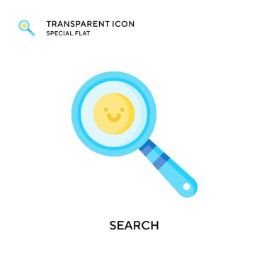 Arama vektör simgesi. Düz çizim. EPS 10 vektörü.