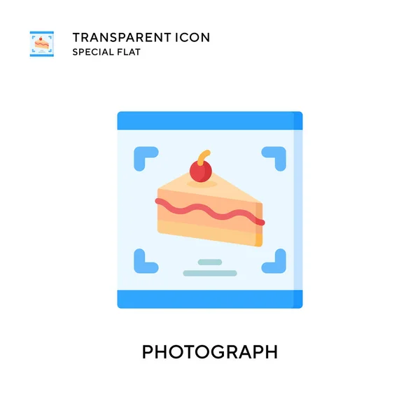 Photovektorsymbol Flache Illustration Eps Vektor — Stockvektor