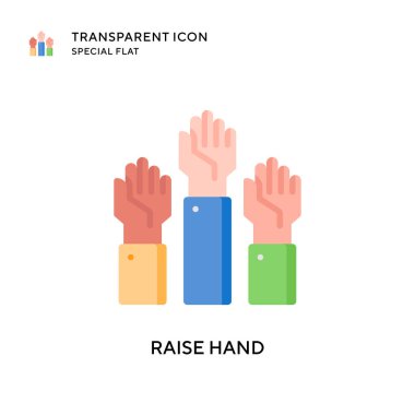 El vektör simgesini yükseltin. Düz çizim. EPS 10 vektörü.