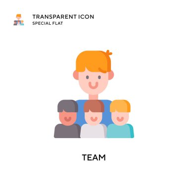 Takım vektör ikonu. Düz çizim. EPS 10 vektörü.