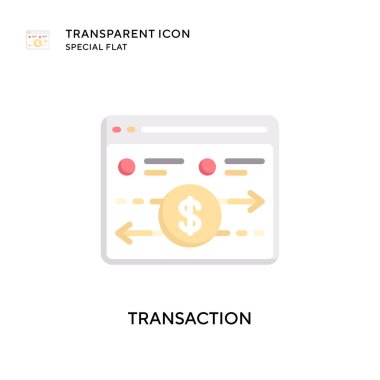 Aktarım vektör simgesi. Düz çizim. EPS 10 vektörü.