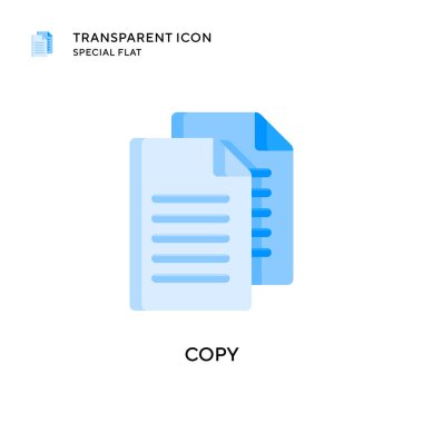 Vektör simgesini kopyala Düz çizim. EPS 10 vektörü.