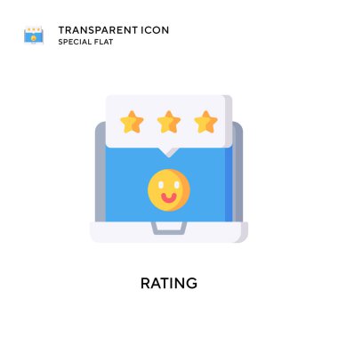 Beğeni vektörü simgesi. Düz çizim. EPS 10 vektörü.