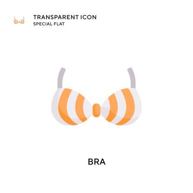 Sütyen vektör simgesi. Düz çizim. EPS 10 vektörü.