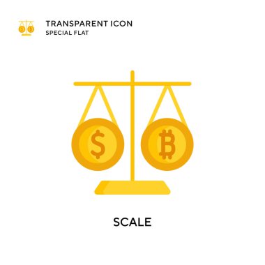 Vektör simgesini ölçekle. Düz çizim. EPS 10 vektörü.