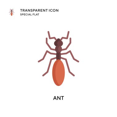 Karınca vektör simgesi. Düz çizim. EPS 10 vektörü.