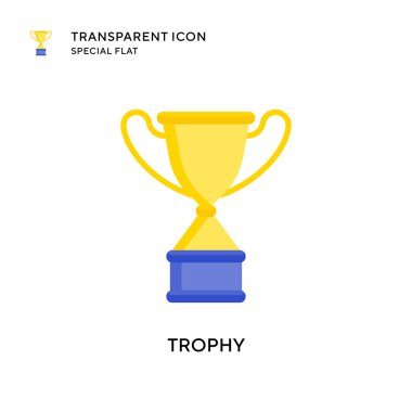 Ödül vektör simgesi. Düz çizim. EPS 10 vektörü.