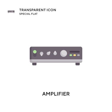 Yükseltici vektör simgesi. Düz çizim. EPS 10 vektörü.