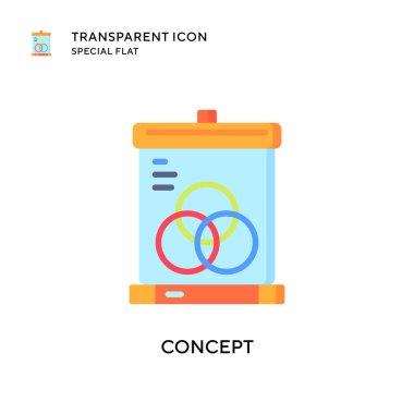 Vektör simgesini kavra. Düz çizim. EPS 10 vektörü.