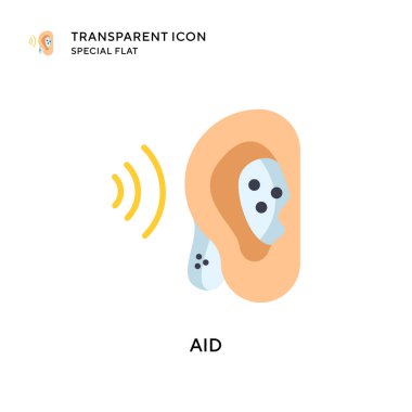 Yardımcı vektör simgesi. Düz çizim. EPS 10 vektörü.